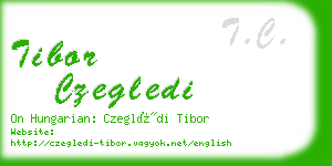 tibor czegledi business card